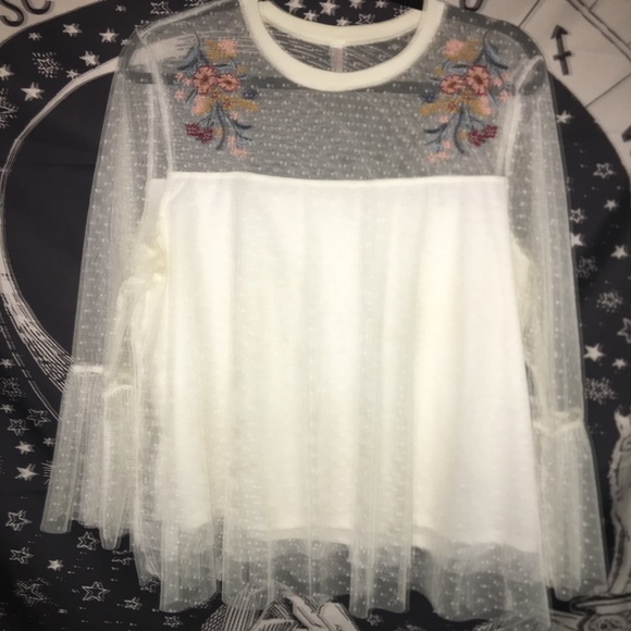 Xhilaration Tops - White blouse